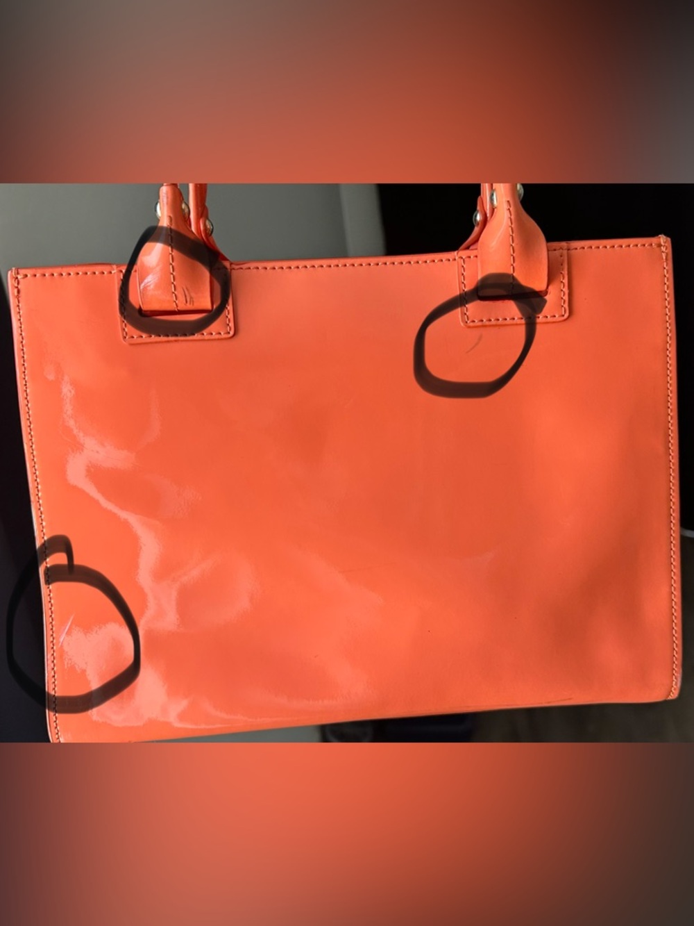 Dooney & Bourke Patent Leather Ashton Tote with Registration Card - Picture 9 of 11